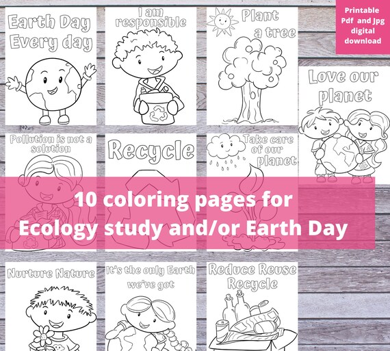 printable earth day coloring pages mom wife busy life