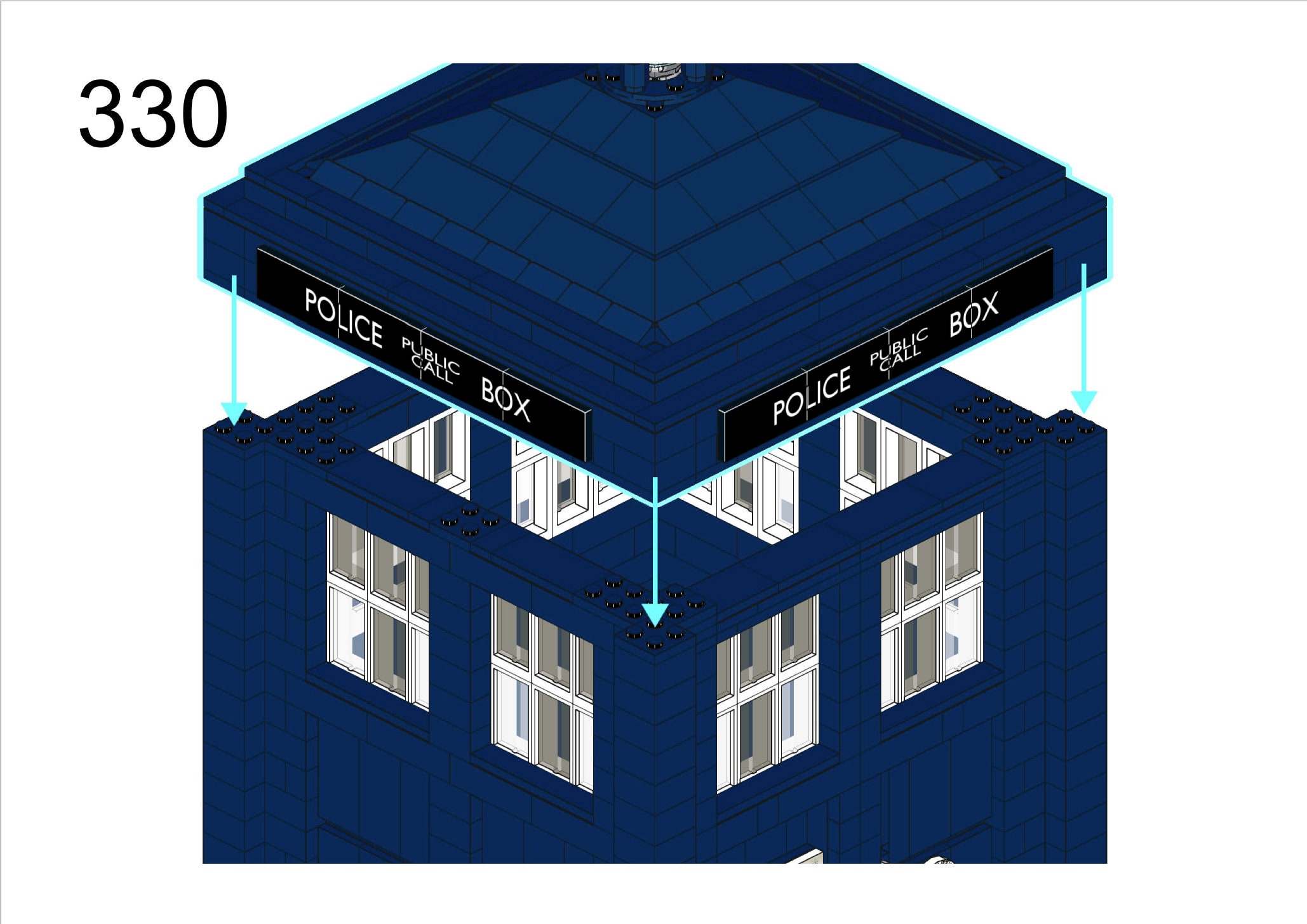 LEGO Model TARDIS Instructions Etsy