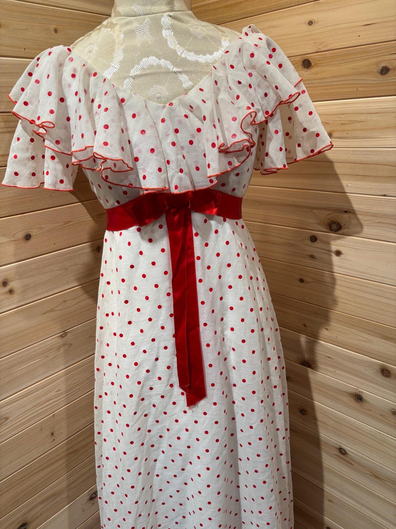 Vintage Red Polka Dot 1970s/early 80s Fall in LOVE Dress - Etsy