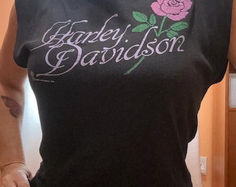 Original Vintage Women’s Harley Davidson Motorcycle Shirt