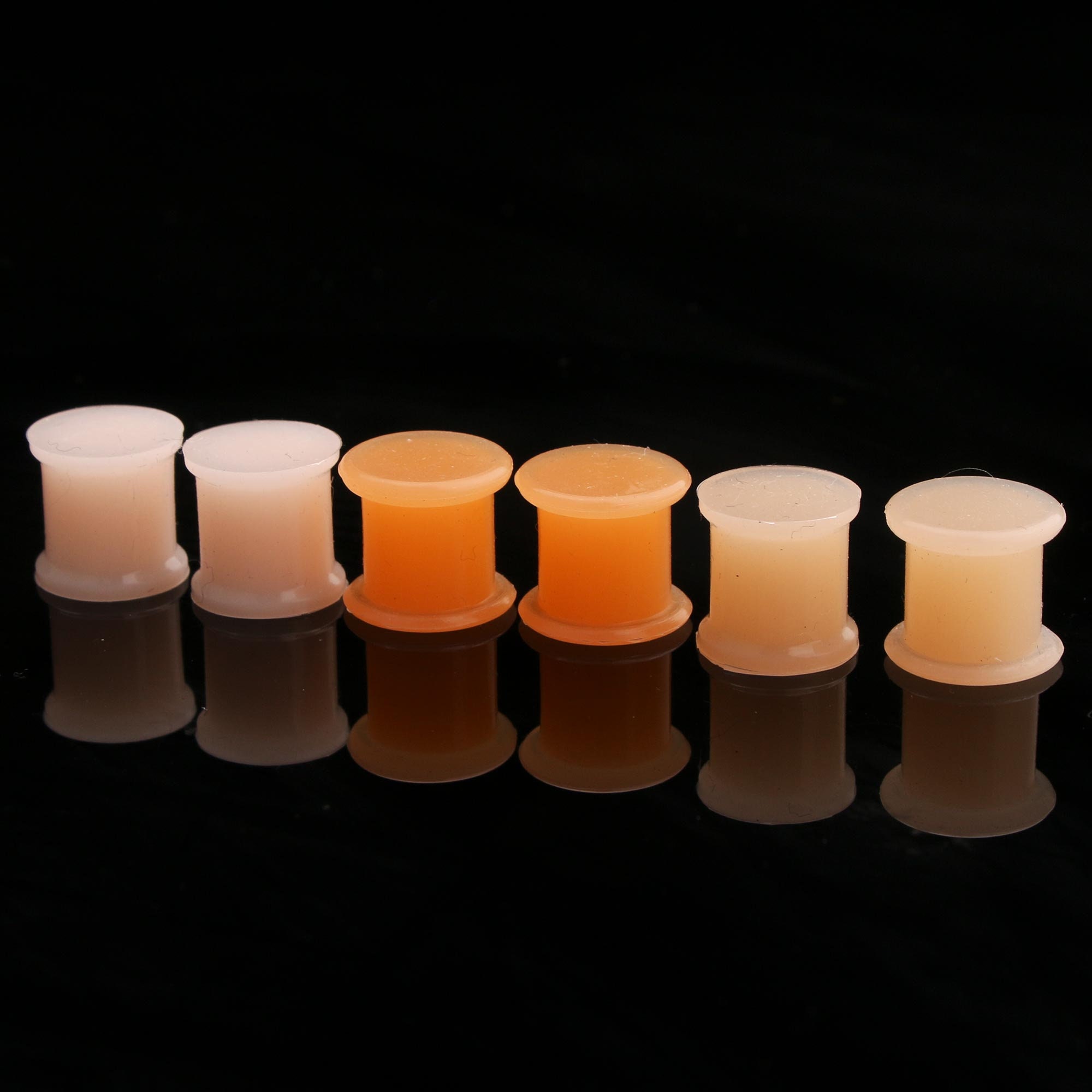6pcs Soft Silicone Ear Gauges Set Ear Plug and Tunnels Gauge Etsy UK