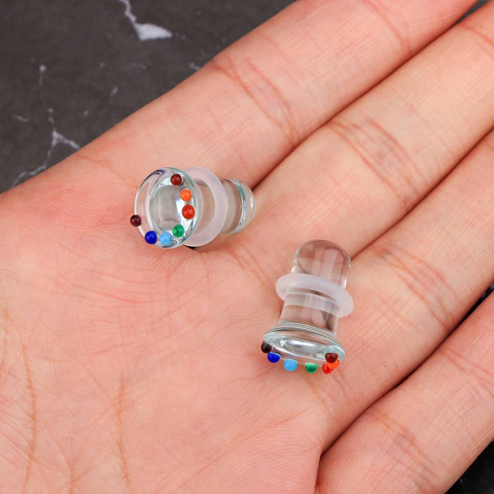 Large Gauge Ear Plugs AntDear 2Pcs Dangle Gauges For Ears Plugs