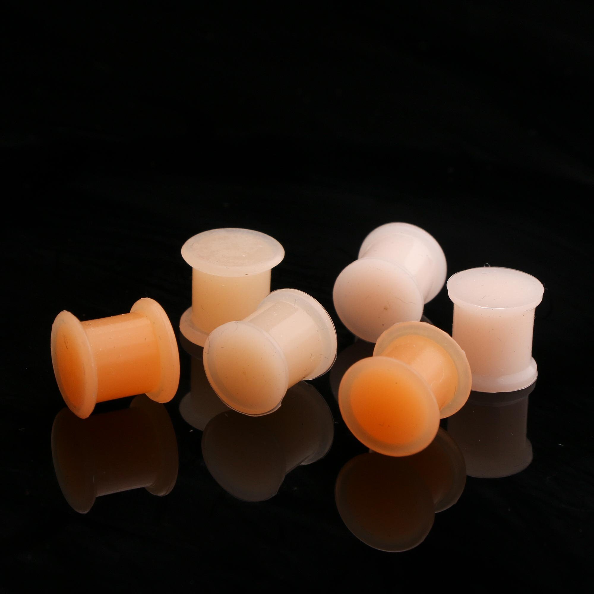 6pcs Soft Silicone Ear Gauges Set Ear Plug and Tunnels Gauge Etsy UK