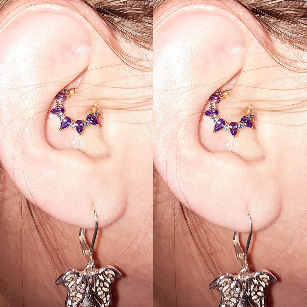 ピアス STONEHENgE Edge 14K piercing sparkle Sold per piece P2,950 Perfect for Helix piercing Huggy Hoop