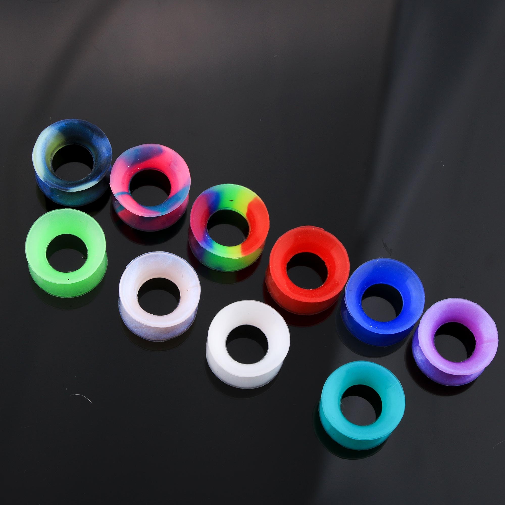 Silicone Tunnels Silicone Ear Gauges 0g 6g Gauge 7/16 2g Etsy