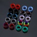 20PCS Silicone Ear Plugs and Tunnels/Flesh Tunnels/Glow in the dark Silicone Gauges/Plug Gauge Earrings/Ear Expander Stretchers 2g 0g 00g 