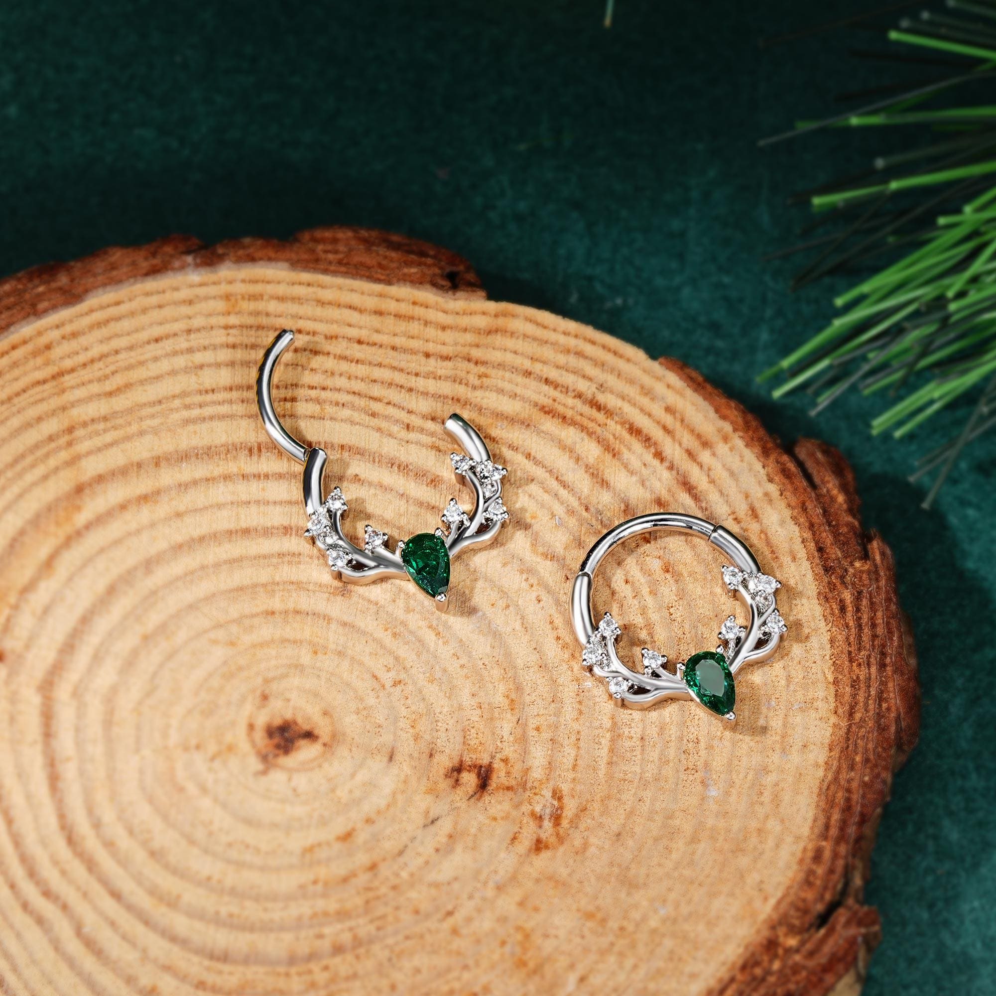 Orecchini A Cerchio Per Cartilagine - Acciaio Chirurgico, 16G, Diametri 6-12mm, Per Helix, Daith, Trago