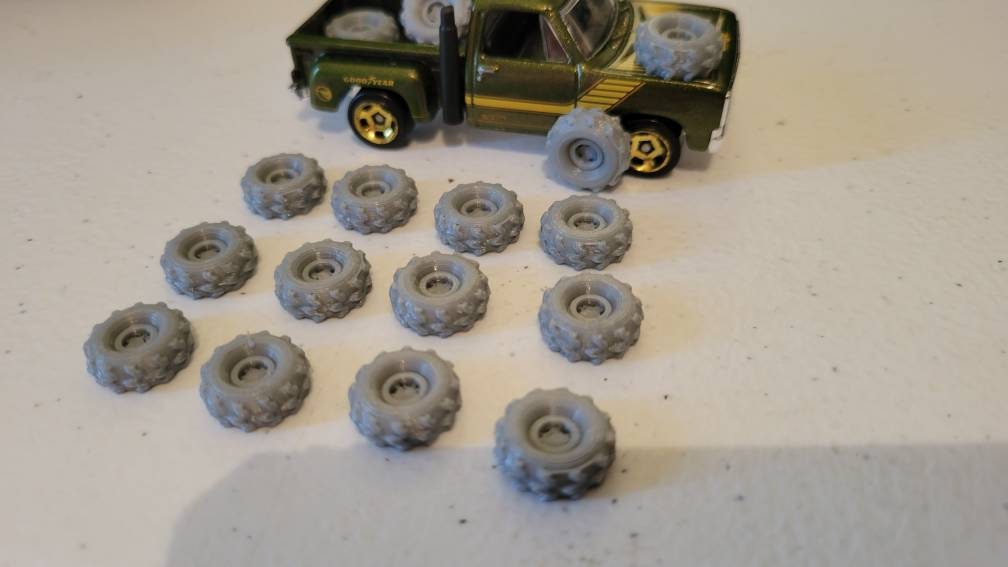 Gasland Madmax Mud Grip Tires for Decor Hotwheels 1/64 Etsy