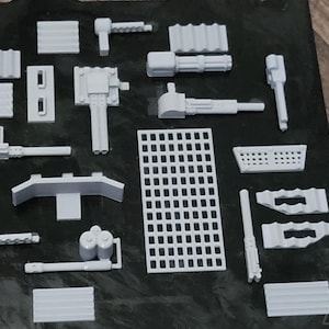 1/38 Scale For Custom Car Kit 5 items all together. This is for the bigger scale cars. Car not included.
