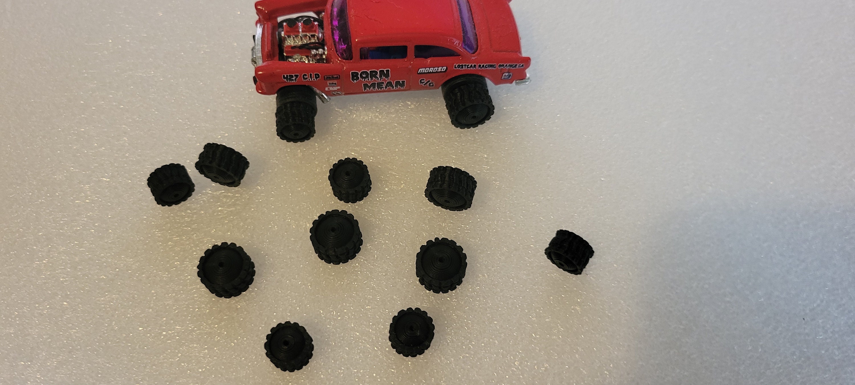 Moon Wheels for 1/64 Scale, 3d Printed. 12 Items All Together. Two ...