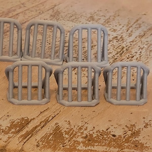 Road Block Bars 1/64 scale 3D printed. 6 items.