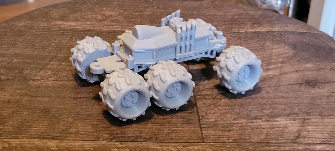 Apocalyptic Casket War Rig With Wheels That Roll. 3d Printed, One Item ...