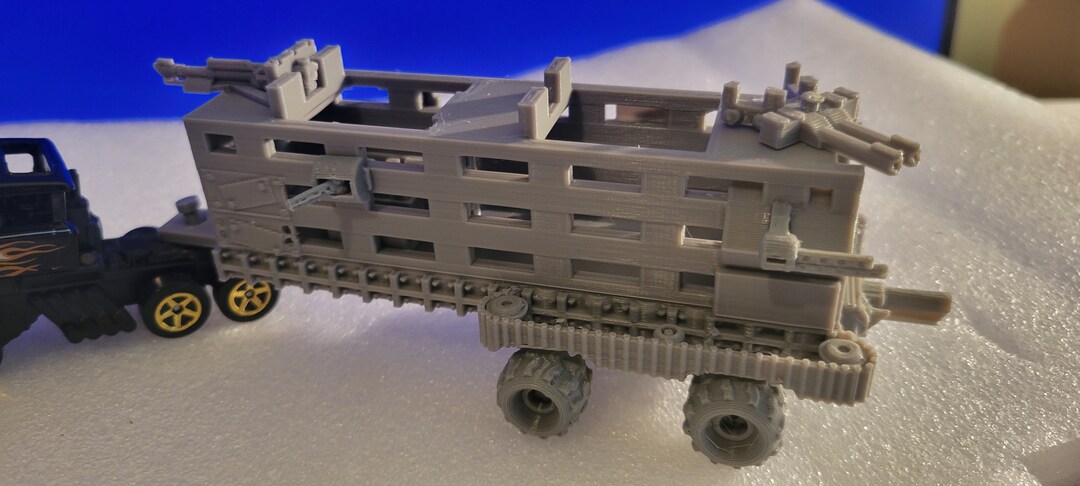 Gasland, Madmax Mobile Fortress 1/64 Scale. 3d Printed. the Truck is ...