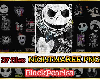 Gift For Kids Png Jack Skellington Png Mother Of Nightmare Bundle PNG Printable The Nightmare Png Digital File Instant Download