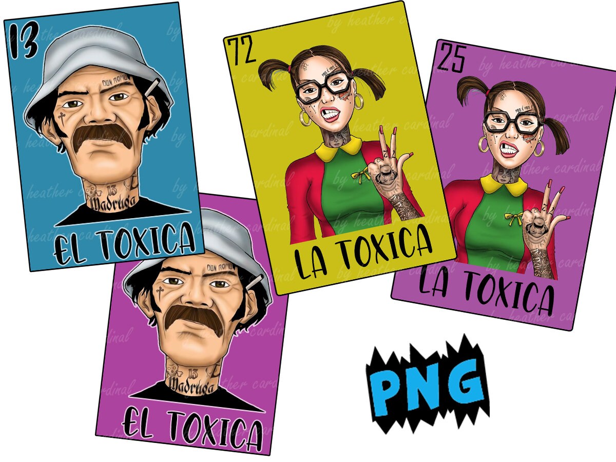 La T xica Chilindrina Loteria Card PNG El T xico Don Ram n Etsy