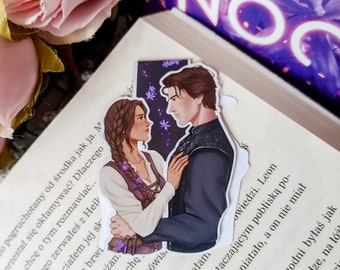 Tessa & Corrick (inspired by Defy the Night) | Magnetic bookmark | Fantasy Couple Bookshelf Decor | Booklover Gift Idea | Book Accessories