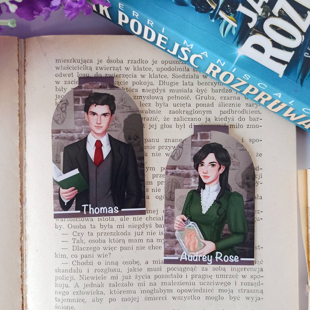 Audrey Rose Wadsworth & Thomas Cresswell Stalking Jack the Ripper Bookmark Art Print