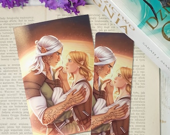 Rowaelin - carranam bond | Laminated Paper Bookmark | Ar Print | Bookshelf Decor | Book inspired