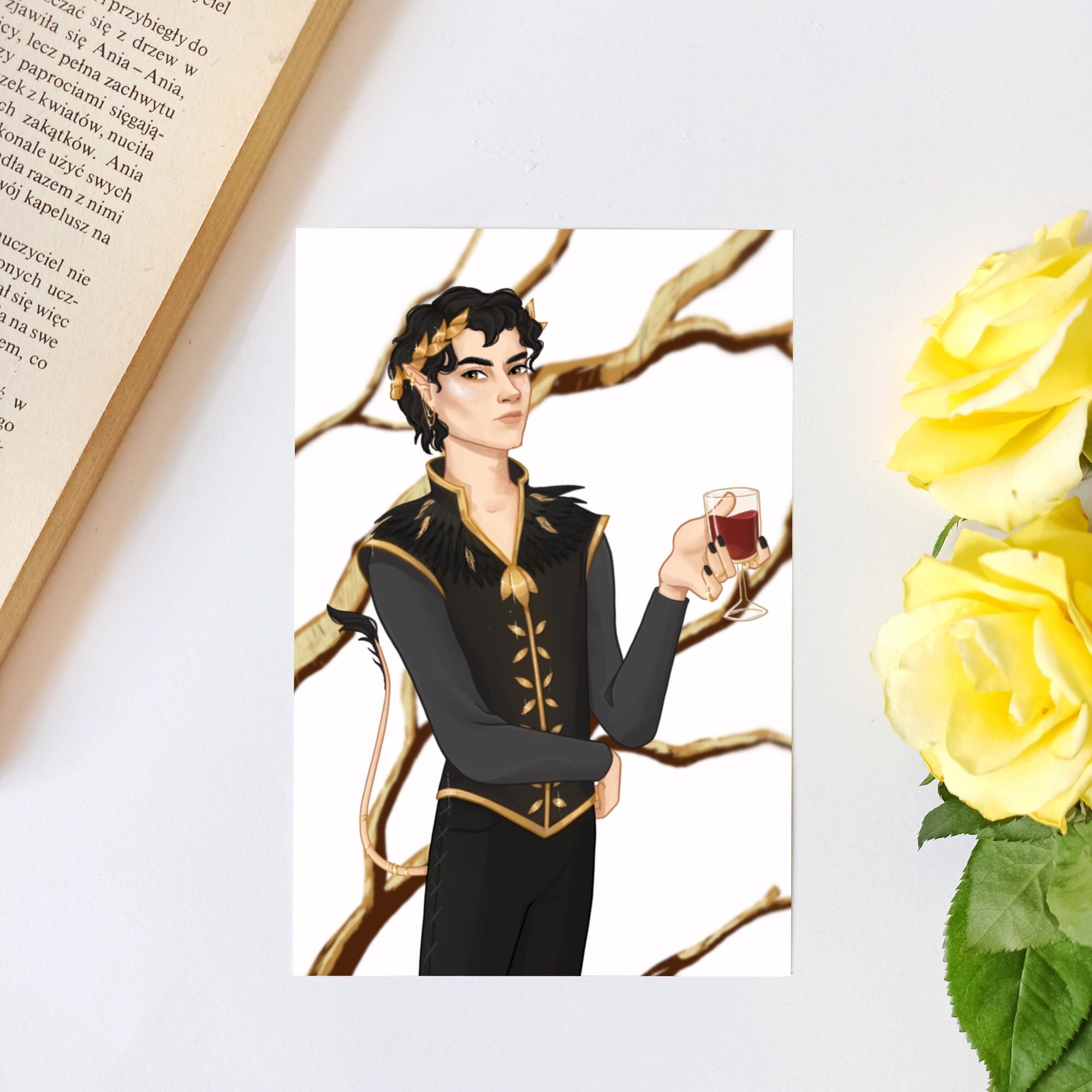 Cardan Greenbriar (the Cruel Prince) | Art Print - Etsy
