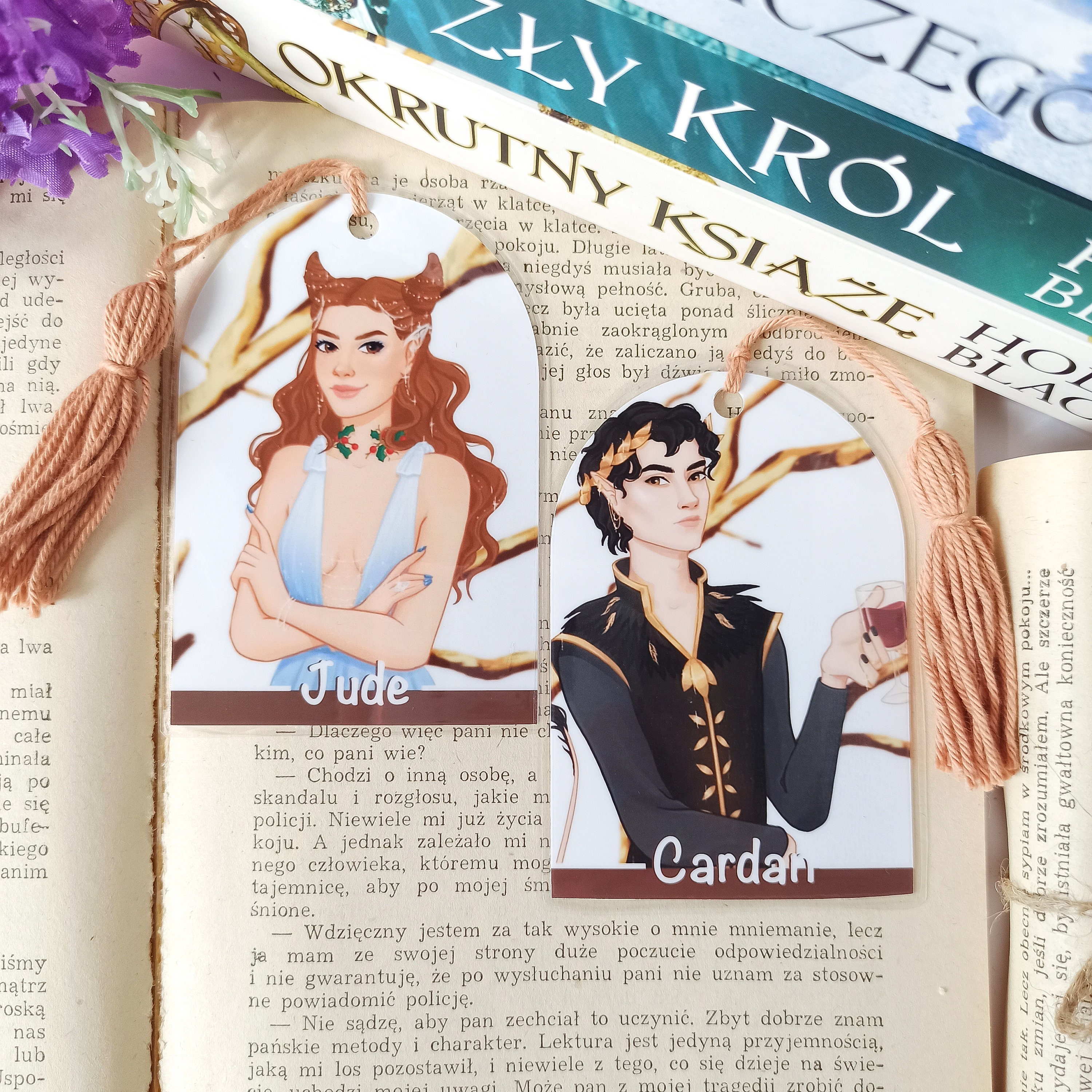 Cardan e Jude, Jurdan (o Príncipe Cruel) | Marcadores, impressão artística  | Papel Laminado Feito à Mão | Mini pôster - Etsy Portugal