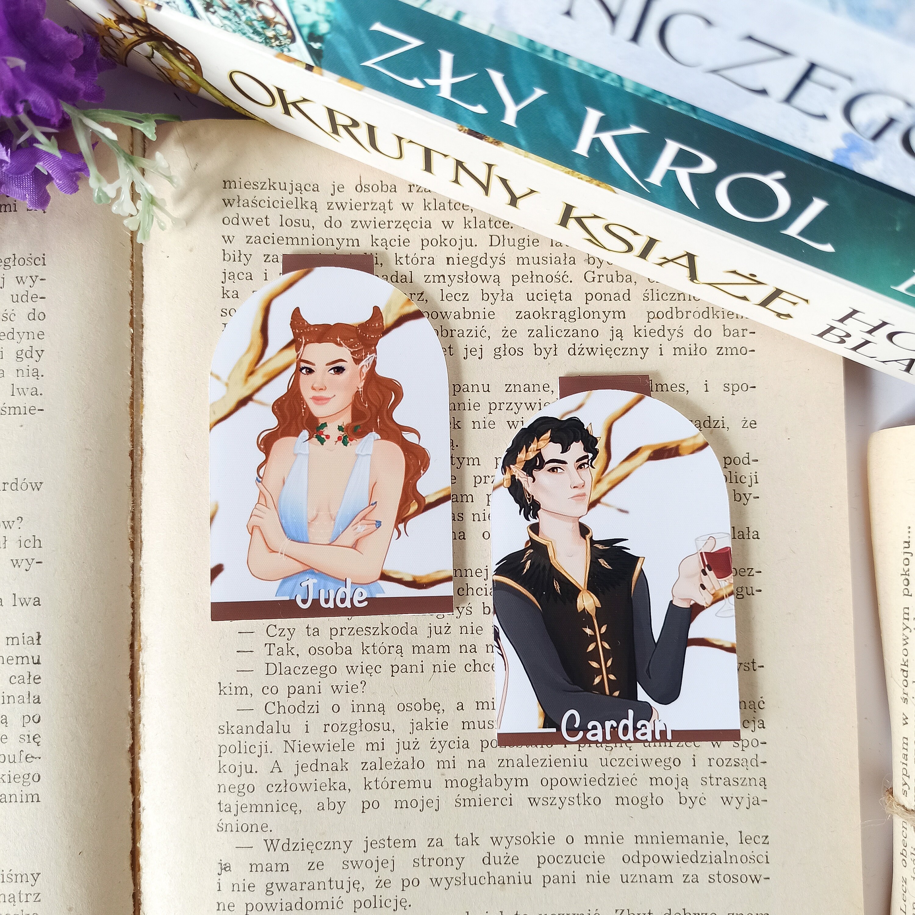 Cardan and Jude, Jurdan (the Cruel Prince) | Magnetic Bookmarks | Mini Art  Print | Bookshelf Decor - Etsy
