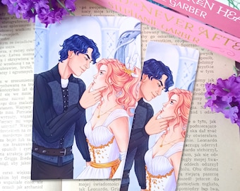 The Little Fox (Evangeline & Jacks from Once Upon a Broken Heart) | Laminated Paper Bookmark | Ar Print | Bookshelf Decor | Book inspired