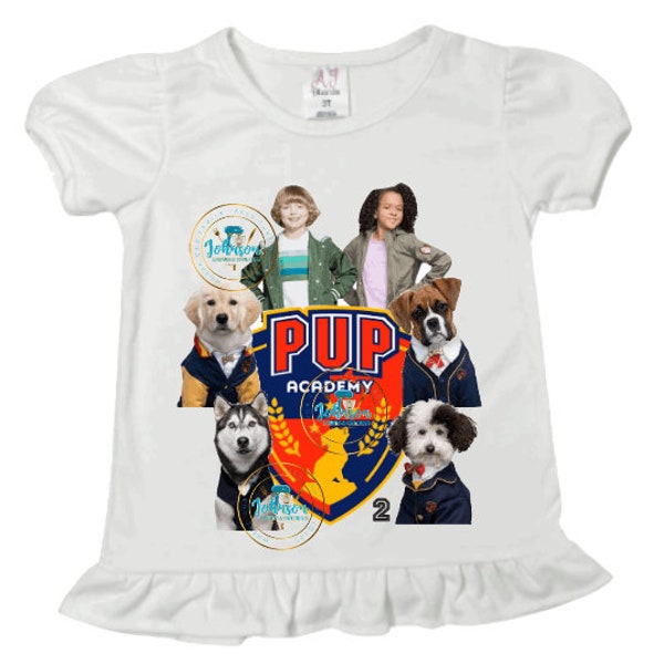 Pup Academy Boy t-shirt- Pup Academy Girl t-shirt