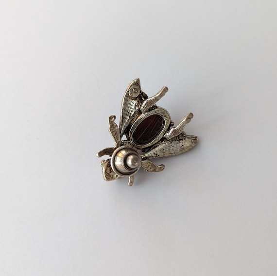 Vintage fly brooch pin. Signed St Tropez. French … - image 6