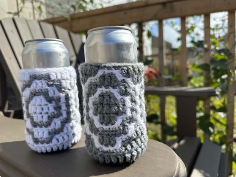 Crochet Can Cozy, Beer, Gift, Camping, Pop, Knit, Halloween, Tall Can ...