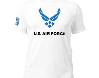 Amerikanskt flygvapen med grafisk t-shirt | Patriotisk USAF-t-shirt för flygare