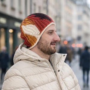 Crochet Wave Brioche Beanie Pattern | Easy Textured Hat (PDF Pattern)