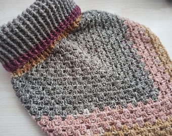 Crochet Granny Cowl Pattern PDF | Beginner Friendly Turtleneck Neck Warmer | Easy Crochet Winter Accessory