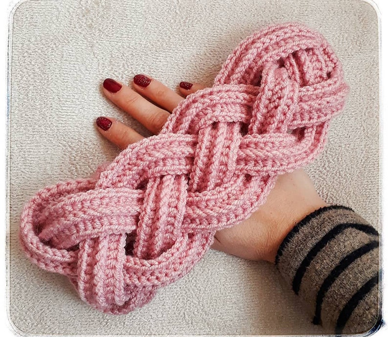 Crochet Easy Cable Headband Earwarmer Written PatternCrochet With GG Instant PDF Download