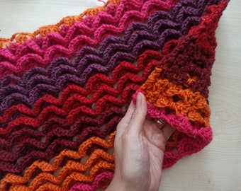 3D Crochet Baby Blanket Pattern, Easy Beginner Ripple (PDF Download)