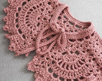 Crochet Lace Collar | Elegant Detachable Collar (PDF Pattern, US Terms)