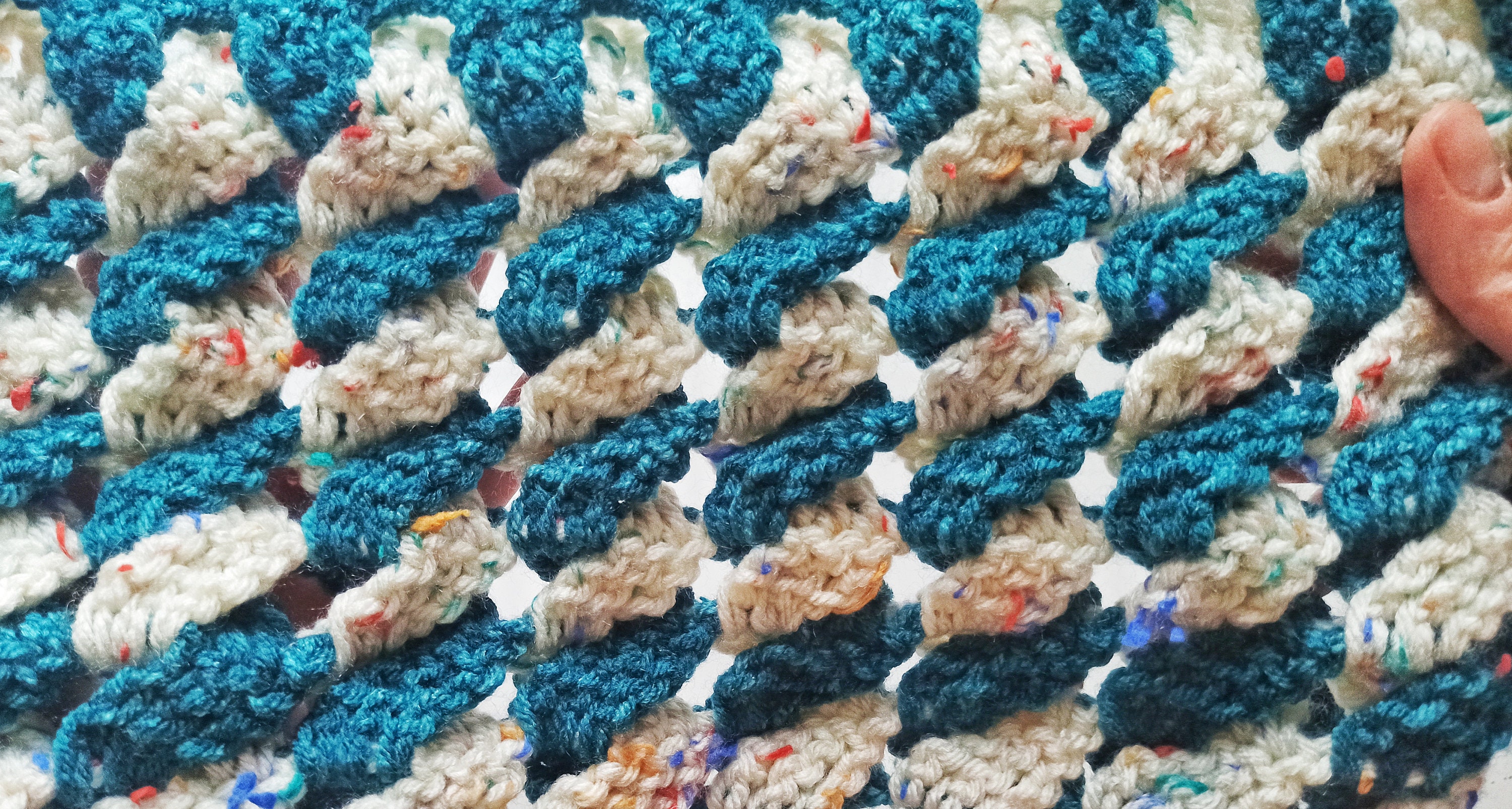 Crochet Simple TwoLayer Blanket Written Pattern/Crochet With Etsy