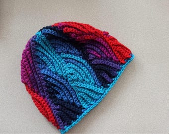 Crochet Brioche Beanie Pattern | Easy Textured Hat (PDF Pattern)