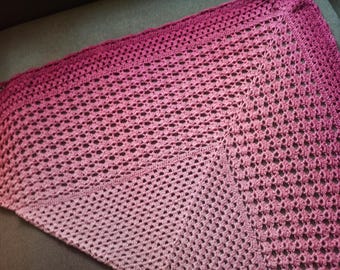 Crochet Granny & Shell Stitch Triangle Shawl Pattern (PDF Download)