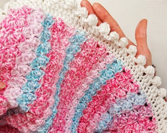 Beginner 3D Crochet Baby Blanket Pattern (PDF Download)