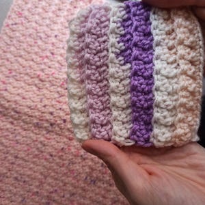 Crochet Pattern in English/ Crochet 1 Row Repeat Baby Blanket Pattern / Crochet for Beginners/Crochet With GG / Instant PDF Download