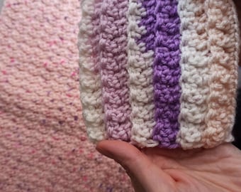 Easy 1 Row Repeat Crochet Baby Blanket Pattern (PDF Download)