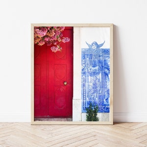 Portugal Door Photo Print | Downloadable Photography Wall Art | Printable Teen Art Prints | Digital Download