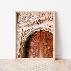 Alhambra Granada Door, Spain Downloadable Print | Photography Wall Art | Printable Teen Art Prints | Digital Download