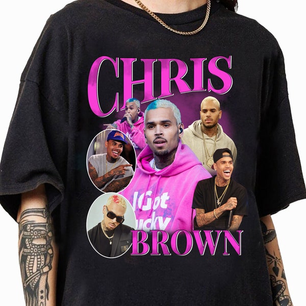 Vintage Chris Brown T-Shirt, Chris Brown Tee, Bootleg Hip Hop Shirt,Chris Brown Homage 90s Graphic Tee, Hiphop Tee, Gift For