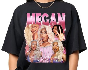 Limited Megan Thee Stallion Shirt, Vintage Megan Thee Stallion 90s Shirt, Rapper Megan Thee Stallion Bootleg Shirt,Retro Megan Shirt For Fan