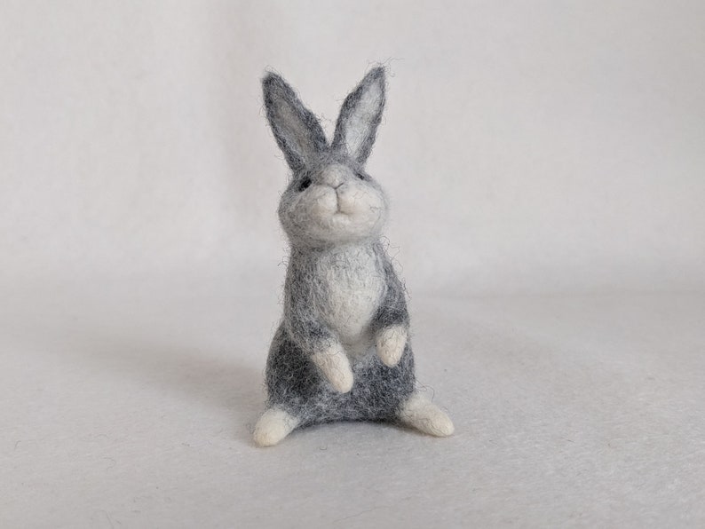 Hare. Wet felted. image 5