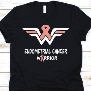 Endometrial Cancer Awareness Shirt,Endometrial Cancer Warrior Shirt,Endometrial Cancer Support Shirt,Endometrial Cancer Peash Ribbon Shirt