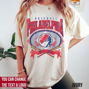 Comfort Colors Philadelphia Baseball shirt, Philadelphia Baseball Sweatshirt, Vintage Style Philadelphia Baseball shirt, Baseball Gift