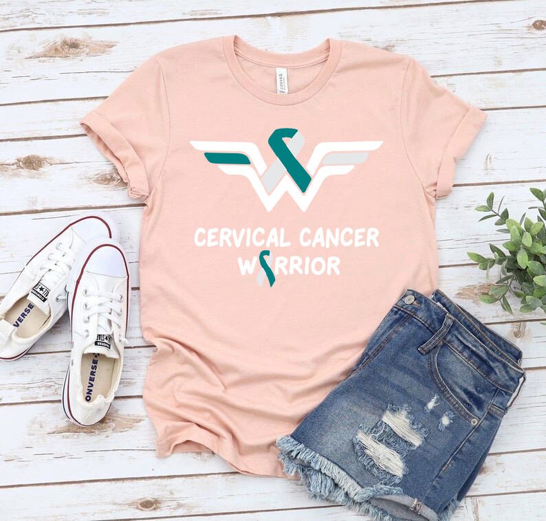 Cervical Cancer Awareness Shirtcervical Cancer Warrior | Etsy