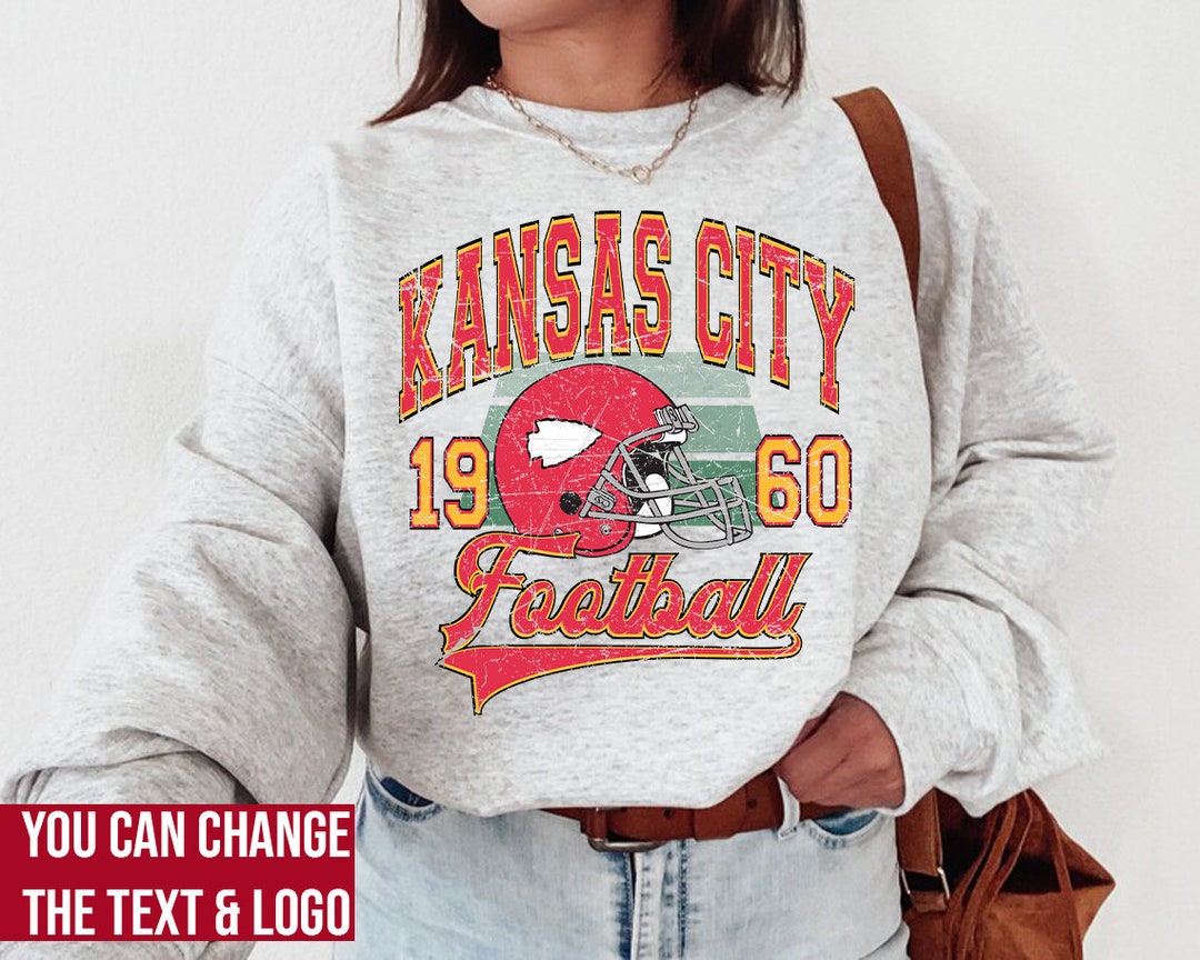 Kansas City Football Sweatshirt , Kansas City Football Shirt , Vintage ...